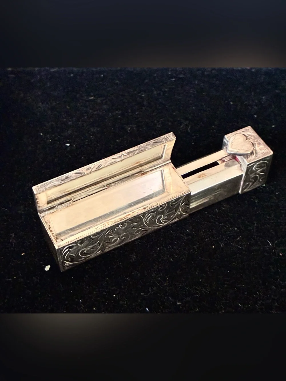 Vintage Gold & Silver Lipstick Holders Bundle of 3